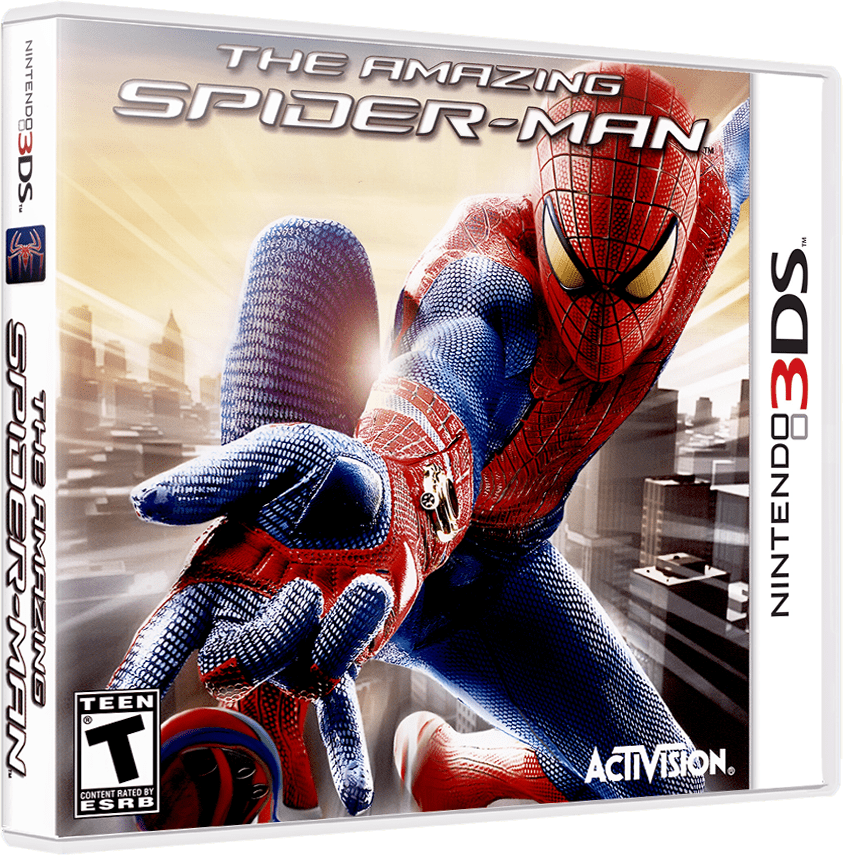 Amazing Spiderman box art for Nintendo 3DS